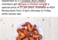 IKEA's chicken wings